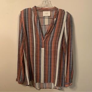 Just Female Stipy Shirt Viscose Long Sleeve S